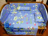 Chăn ga gối quây cũi Hàn Quốc HPK38